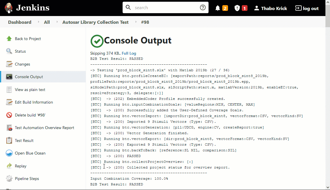 AUTOSAR Library Routins at Ford - Reporting