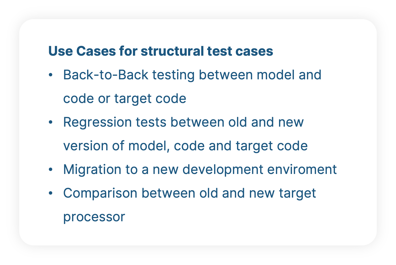 Difference of Functional and Structural Test Cases - Examples for use cases with structural test cases
