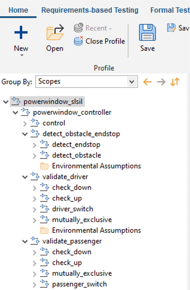 Hierarchical test approach for Simulink, TargetLink, Embedded Coder and Handcode