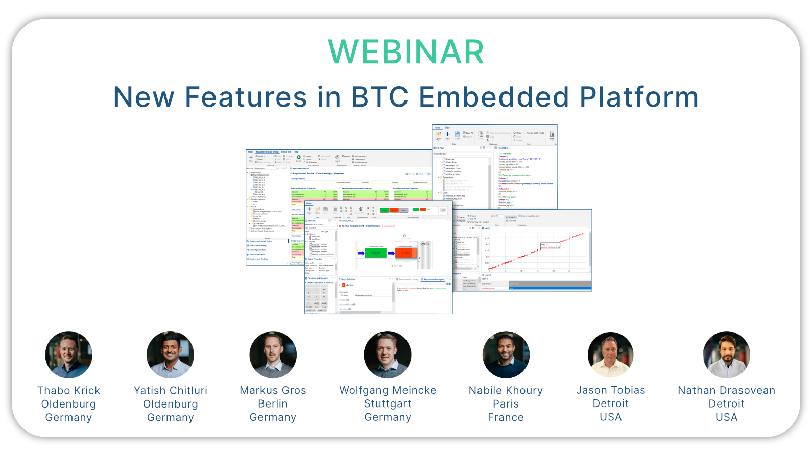 Webinar New Features In BTC EmbeddedPlatform BTC Embedded Systems AG