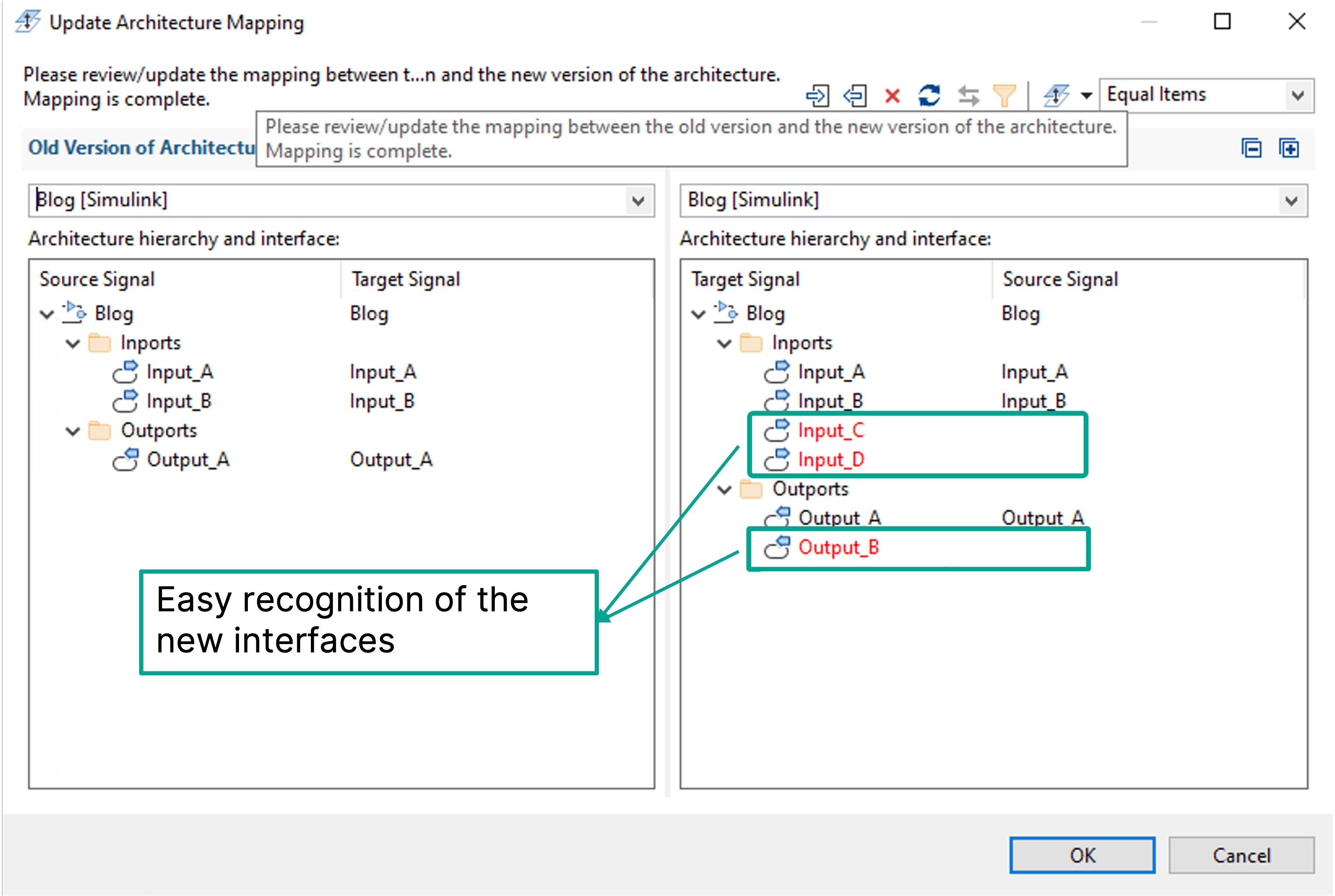 Best Practices for an Efficient Test of Simulink Models_2. Adapting Tests to Interface Changes of the Model